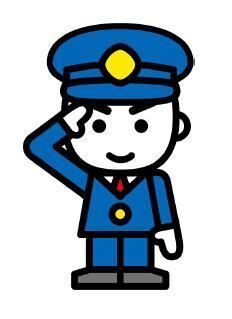イラスト：全国消防イメージキャラクター「消太」　敬礼ポーズ