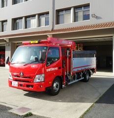 写真：資機材搬送車