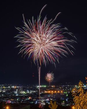 写真：土岐シークレット花火