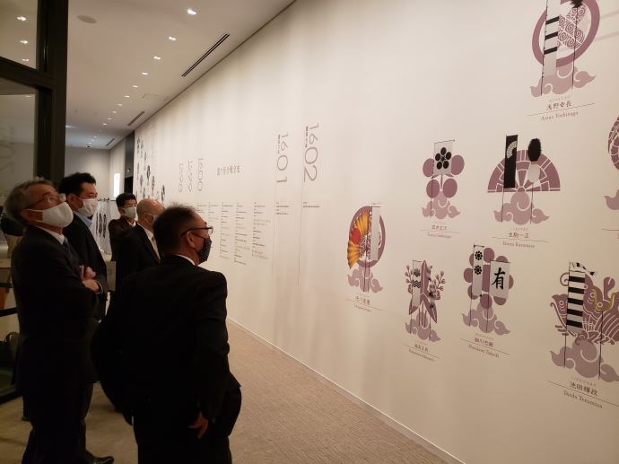 写真：岐阜関ヶ原古戦場記念館視察の様子