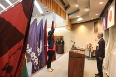 写真:選手宣誓
