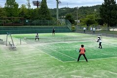 写真:テニス