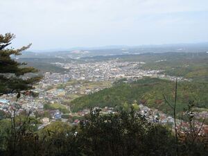 写真 妻木城跡から望む風景