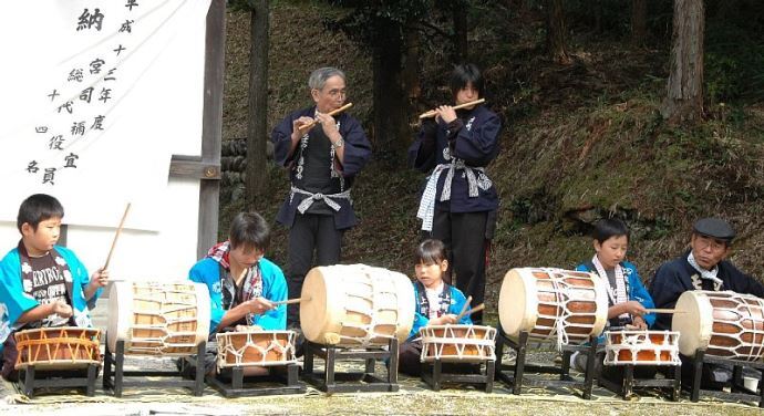 写真：曽木打囃子
