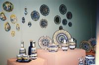 写真:マジョリカ陶器展示