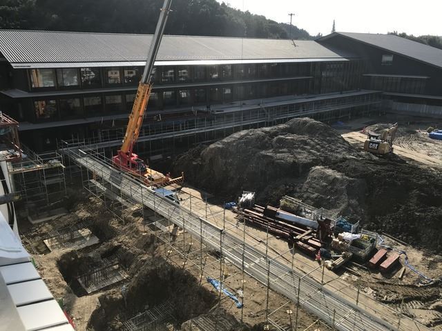 写真：新庁舎進捗状況写真令和元年10月3日