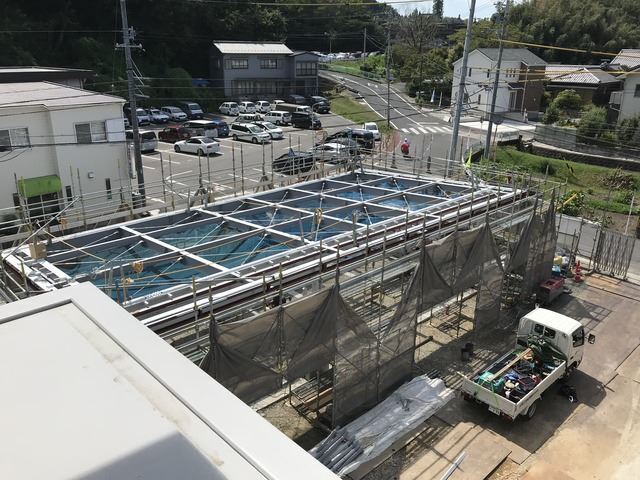 写真：新庁舎進捗状況写真令和元年8月6日