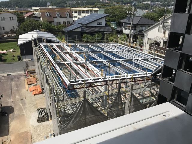 写真：新庁舎進捗状況写真令和元年8月8日