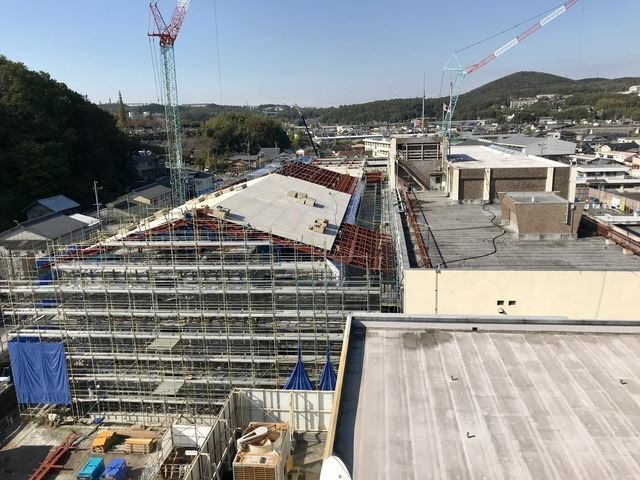 写真：新庁舎進捗状況　平成30年10月　1