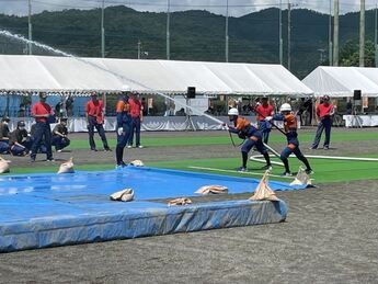 写真：消防操法大会の様子2