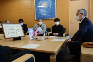 写真：全日本学生児童発明くふう展受賞報告