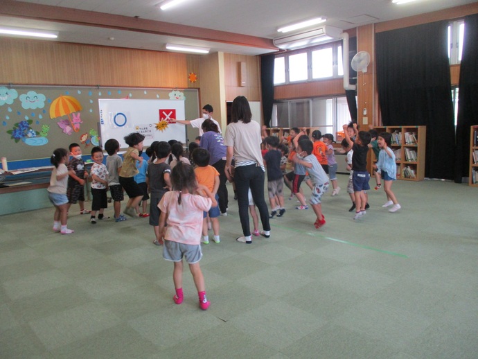 エコキッズ肥田幼稚園園児の様子です