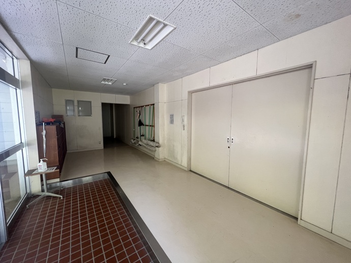 柔剣道場の入り口の写真