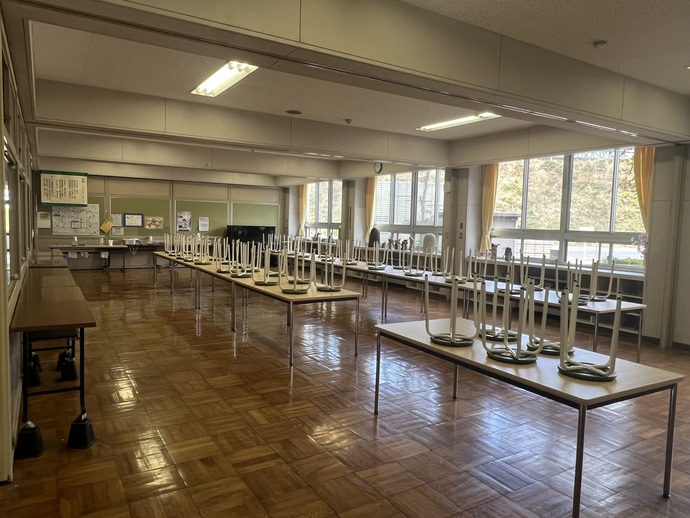 中学校棟ワークスペースの写真