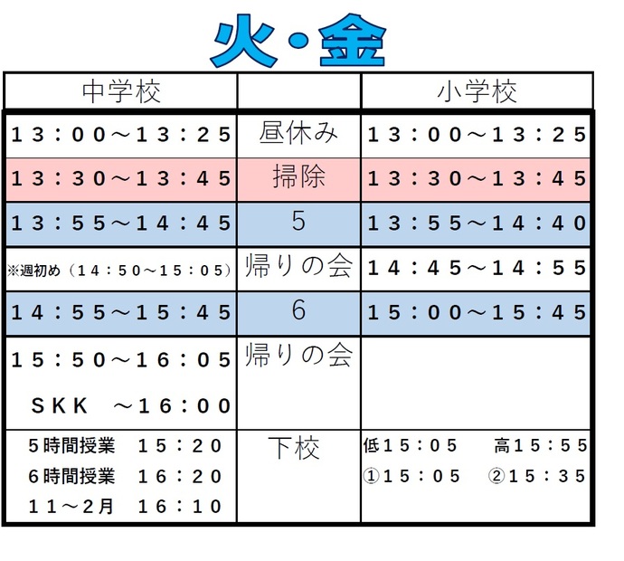 濃南日課