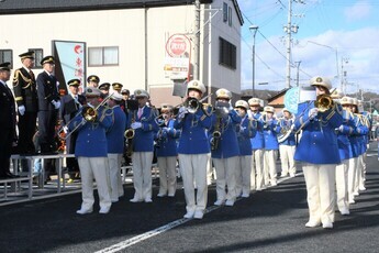 令和6年土岐市消防出初式　音楽隊分列行進