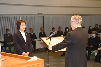 二宮文化賞　受賞された土本さん