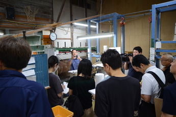 写真：イコミ事業所見学会