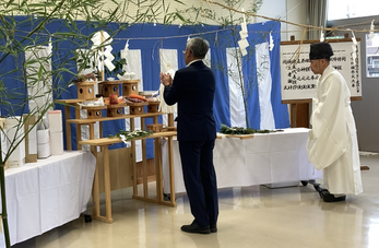 安全祈願祭にて