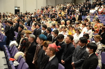 写真：20歳を祝う会