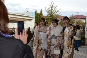 写真：20歳を祝う会