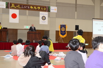 写真：カルタ大会