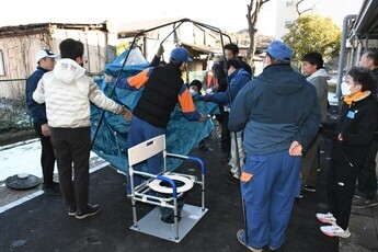 妻木町避難所開設・運営訓練