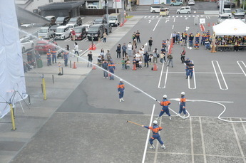 写真：土岐市消防操法大会