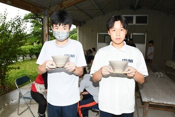美濃焼茶わん作り