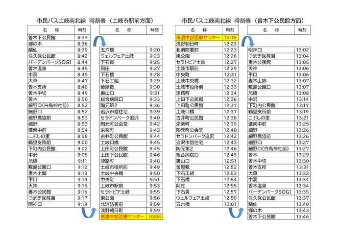 土岐南北線（令和8年2月2日（月曜日）から）