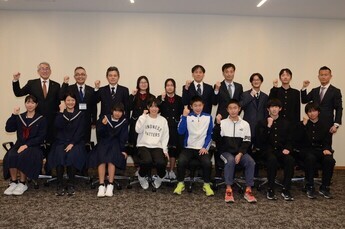 写真:壮行会の写真