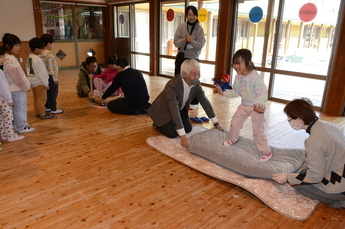 写真：防災教室