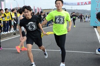 写真:リレーマラソン