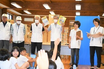 防災学習 妻木小学校