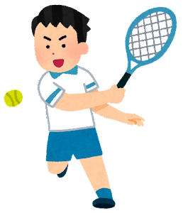 男子テニス部画像