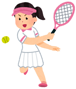 女子テニス部画像